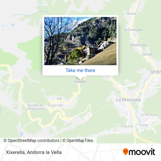Xixerella map