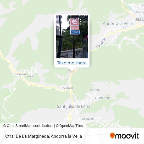 Ctra. De La Margineda map
