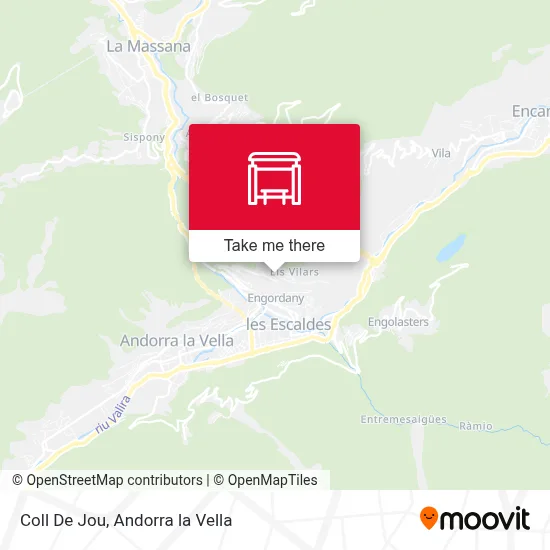 Coll De Jou map
