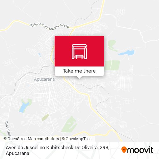 Avenida Juscelino Kubitscheck De Oliveira, 298 map