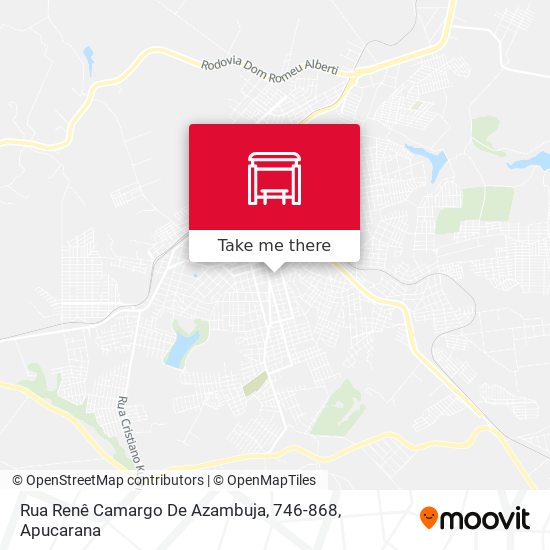 Mapa Rua Renê Camargo De Azambuja, 746-868