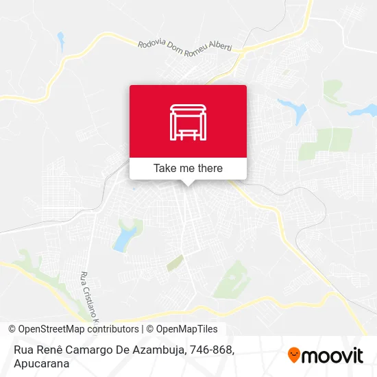 Rua Renê Camargo De Azambuja, 746-868 map