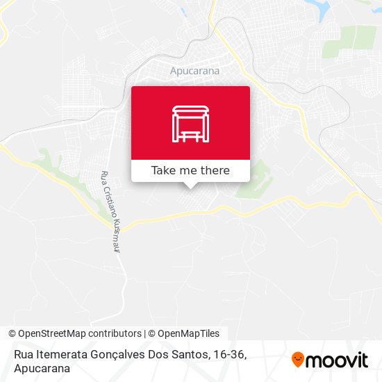 Mapa Rua Itemerata Gonçalves Dos Santos, 16-36