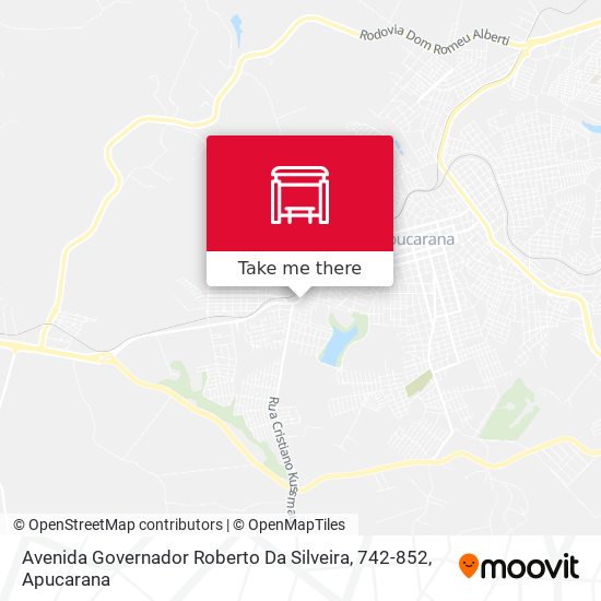 Mapa Avenida Governador Roberto Da Silveira, 742-852