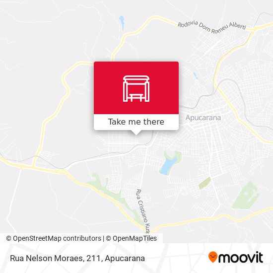 Mapa Rua Nelson Moraes, 211