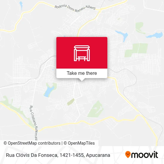 Rua Clóvis Da Fonseca, 1421-1455 map