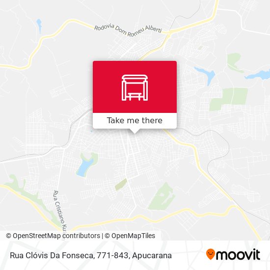 Rua Clóvis Da Fonseca, 771-843 map