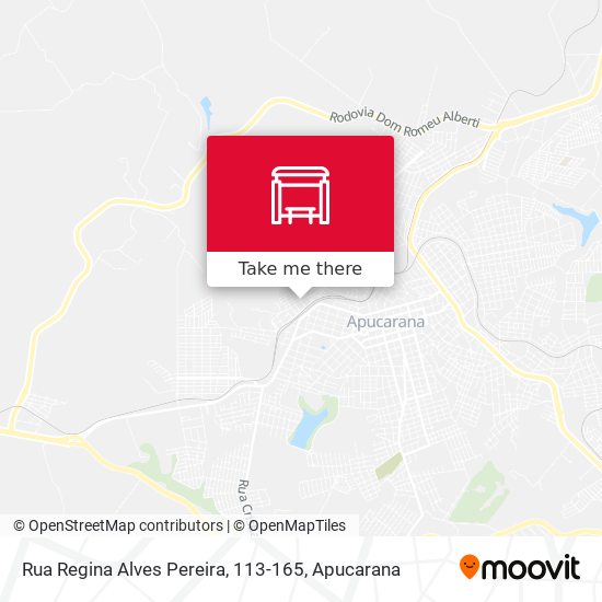 Rua Regina Alves Pereira, 113-165 map