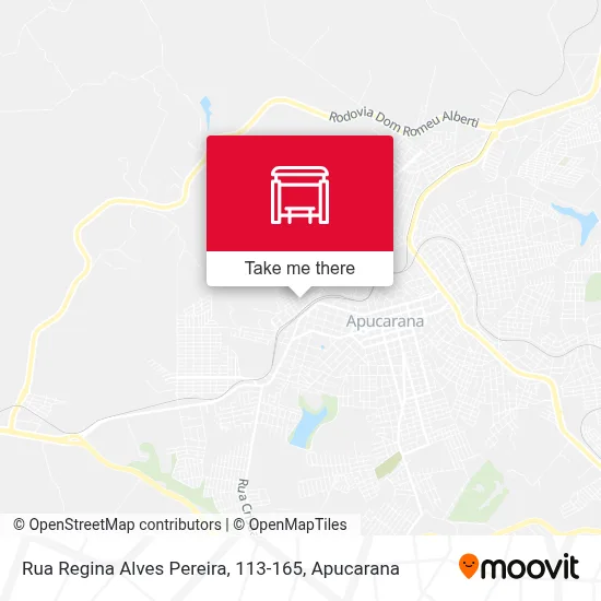 Rua Regina Alves Pereira, 113-165 map