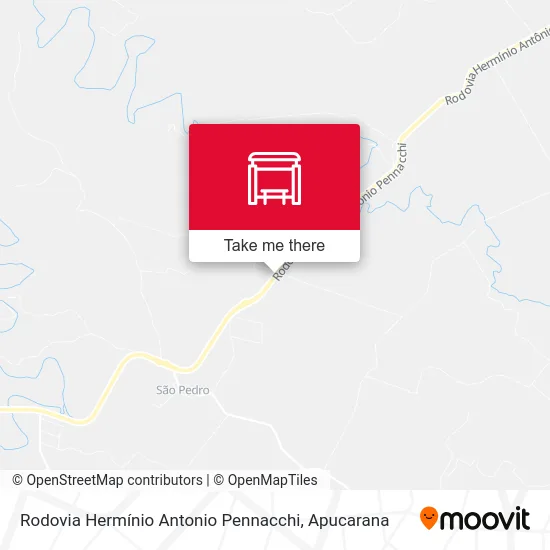 Rodovia Hermínio Antonio Pennacchi map