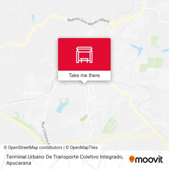 Terminal Urbano De Transporte Coletivo Integrado map