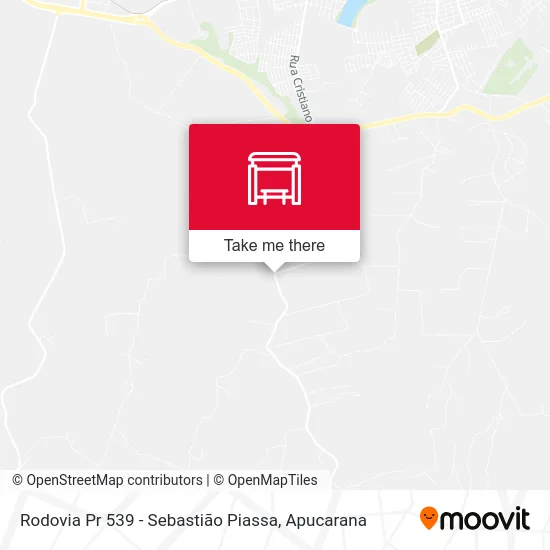 Rodovia Pr 539 - Sebastião Piassa map