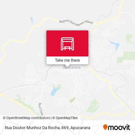 Rua Doutor Munhoz Da Rocha, 869 map