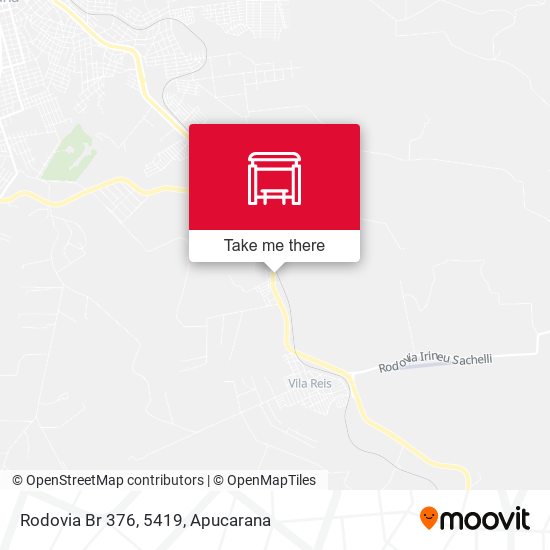 Mapa Rodovia Br 376, 5419