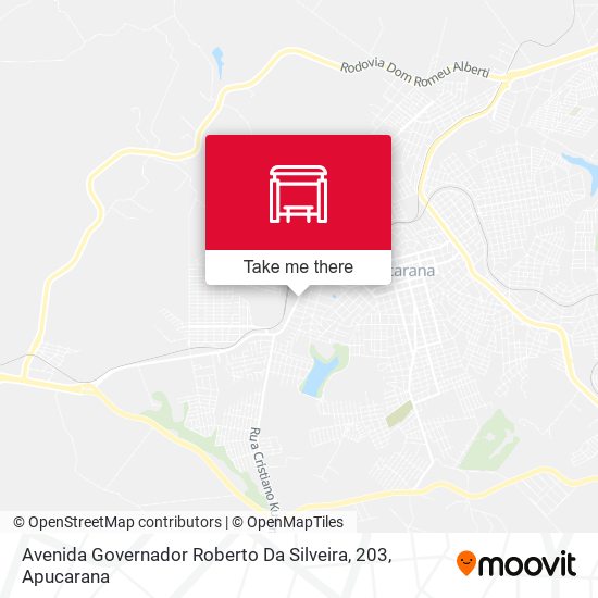 Mapa Avenida Governador Roberto Da Silveira, 203