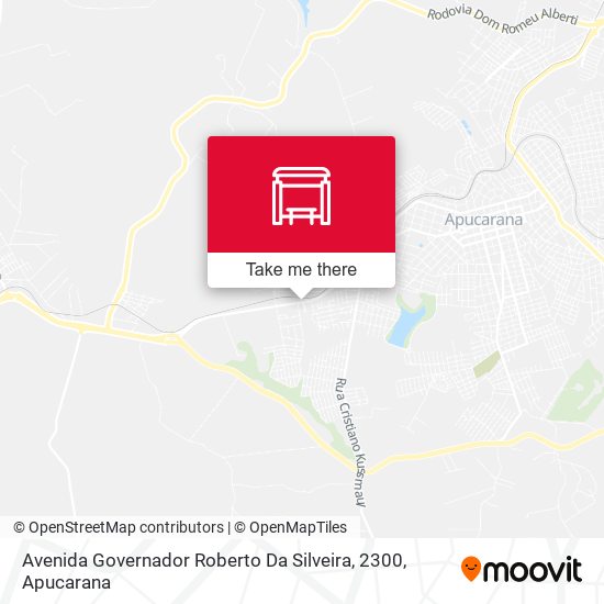 Mapa Avenida Governador Roberto Da Silveira, 2300