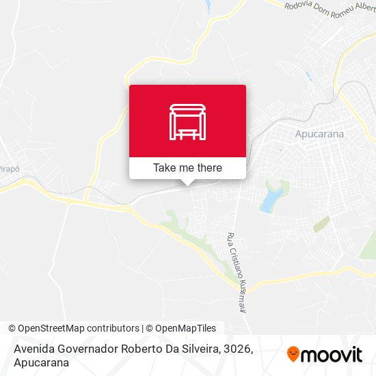 Mapa Avenida Governador Roberto Da Silveira, 3026