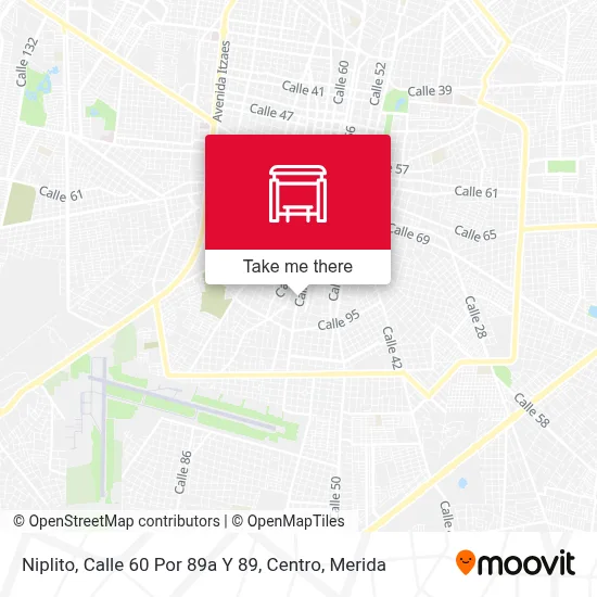 Niplito, Calle 60 Por 89a Y 89, Centro map