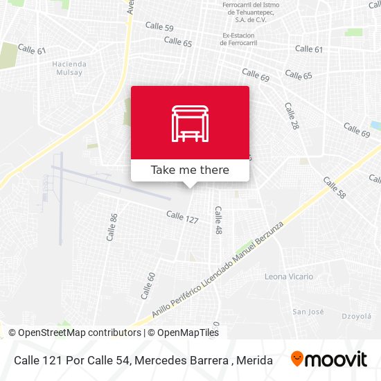 Calle 121 Por Calle 54, Mercedes Barrera map