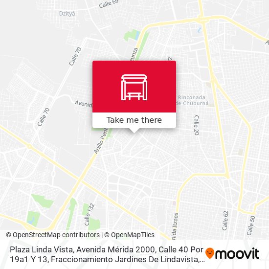 Plaza Linda Vista, Avenida Mérida 2000, Calle 40 Por 19a1 Y 13, Fraccionamiento Jardines De Lindavista map