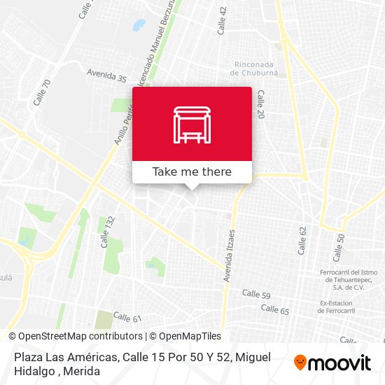 Plaza Las Américas, Calle 15 Por 50 Y 52, Miguel Hidalgo map