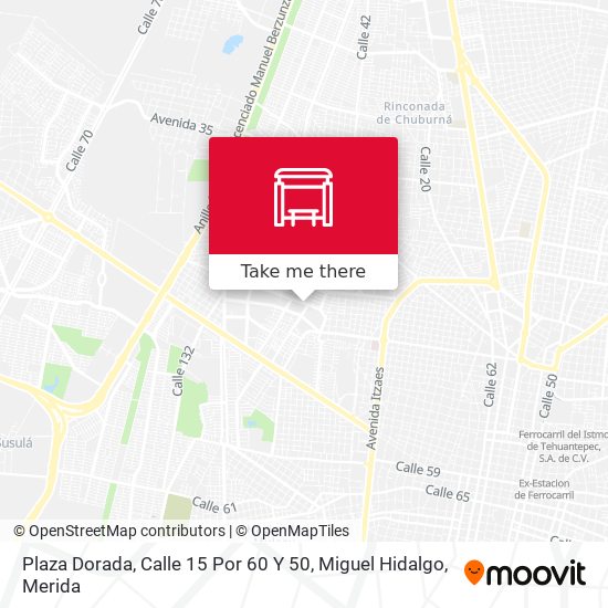 Plaza Dorada, Calle 15 Por 60 Y 50, Miguel Hidalgo map