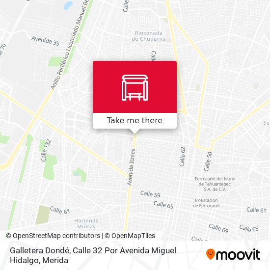 Galletera Dondé, Calle 32 Por Avenida Miguel Hidalgo map