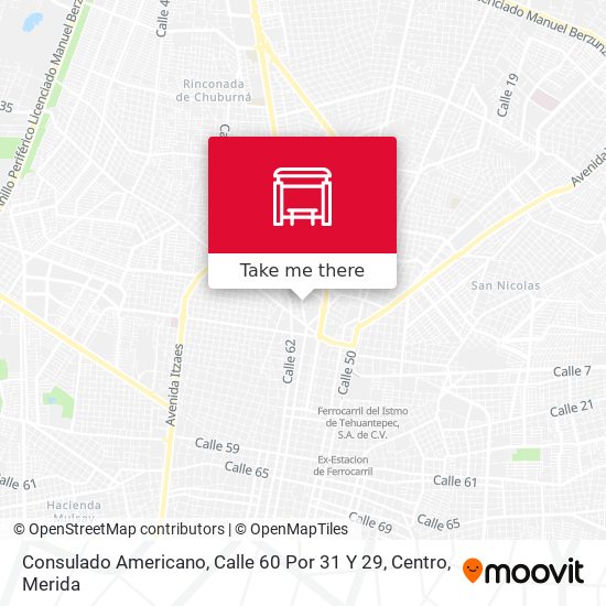 Consulado Americano, Calle 60 Por 31 Y 29, Centro map