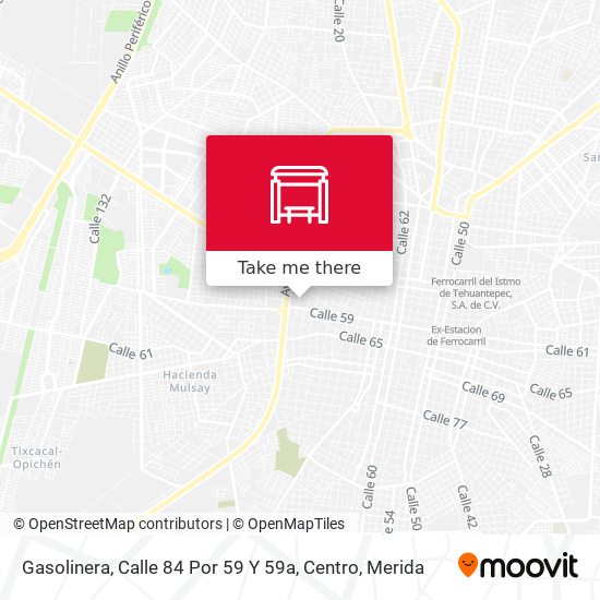 Gasolinera, Calle 84 Por 59 Y 59a, Centro map
