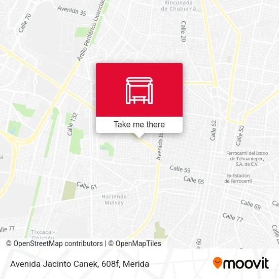 Mapa de Avenida Jacinto Canek, 608f