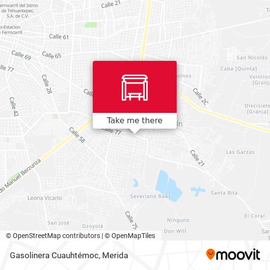 Gasolinera Cuauhtémoc map