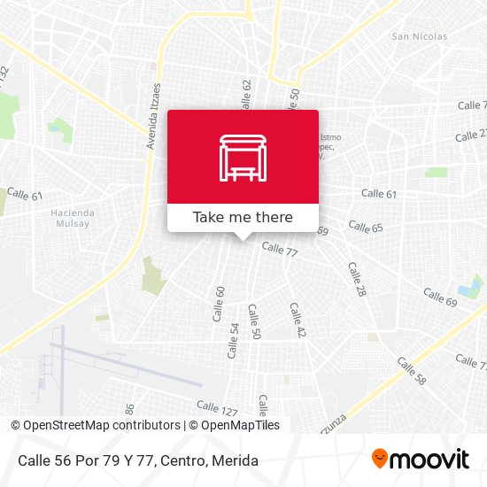 Calle 56 Por 79 Y 77, Centro map