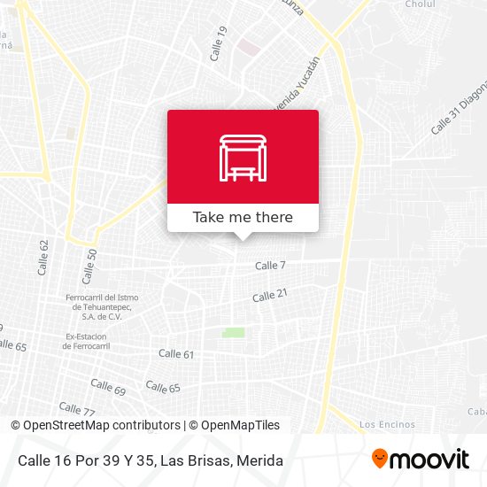 Mapa de Calle 16 Por 39 Y 35, Las Brisas