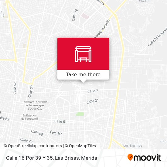 Calle 16 Por 39 Y 35, Las Brisas map