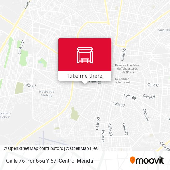 Calle 76 Por 65a Y 67, Centro map