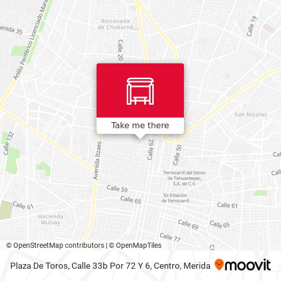 Mapa de Plaza De Toros, Calle 33b Por 72 Y 6, Centro