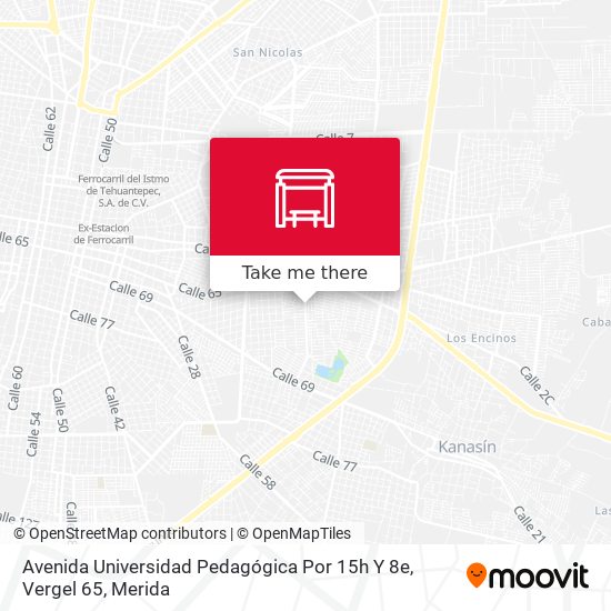 Avenida Universidad Pedagógica Por 15h Y 8e, Vergel 65 map