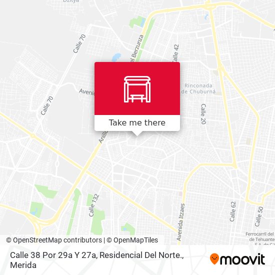 Calle 38 Por 29a Y 27a, Residencial Del Norte. map
