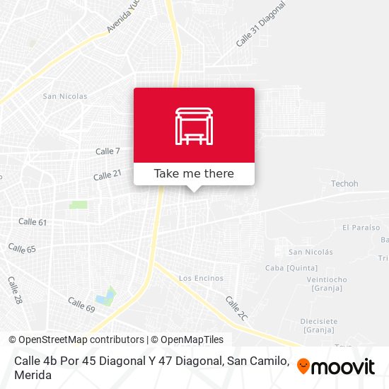 Mapa de Calle 4b Por 45 Diagonal Y 47 Diagonal, San Camilo