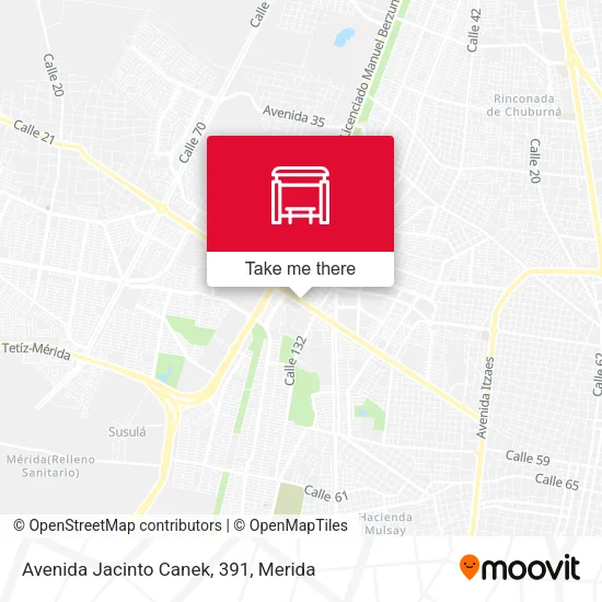 Mapa de Avenida Jacinto Canek, 391