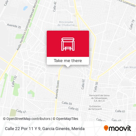 Mapa de Calle 22 Por 11 Y 9, García Ginerés