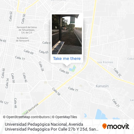 Universidad Pedagógica Nacional, Avenida Universidad Pedagógica Por Calle 27b Y 25d, San Antonio Kaua map