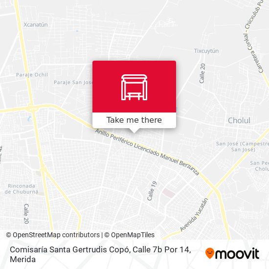 Comisaría Santa Gertrudis Copó, Calle 7b Por 14 map