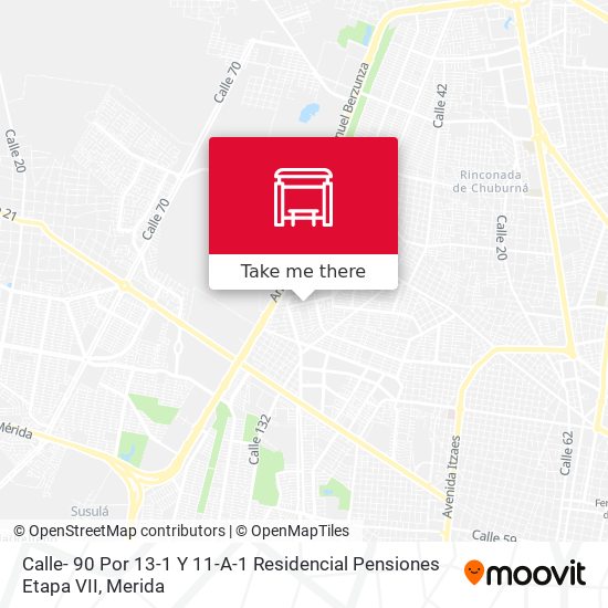 Mapa de Calle- 90 Por 13-1 Y 11-A-1 Residencial Pensiones Etapa VII