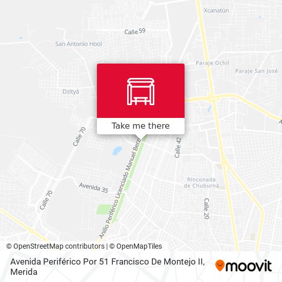 Avenida Periférico Por 51 Francisco De Montejo II map