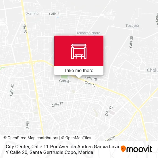 City Center, Calle 11 Por Avenida Andrés García Lavín Y Calle 20, Santa Gertrudis Copo map