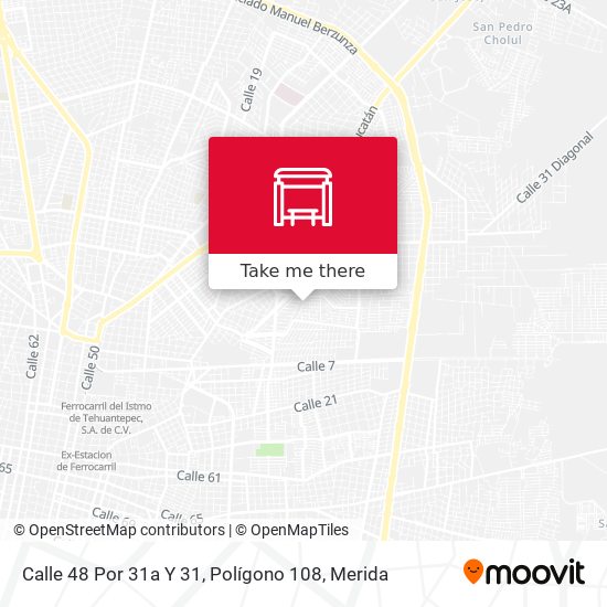 Calle 48 Por 31a Y 31, Polígono 108 map