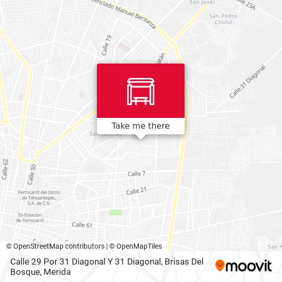 Calle 29 Por 31 Diagonal Y 31 Diagonal, Brisas Del Bosque map