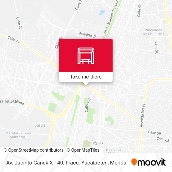 Av. Jacinto Canek X 140, Fracc. Yucalpetén map
