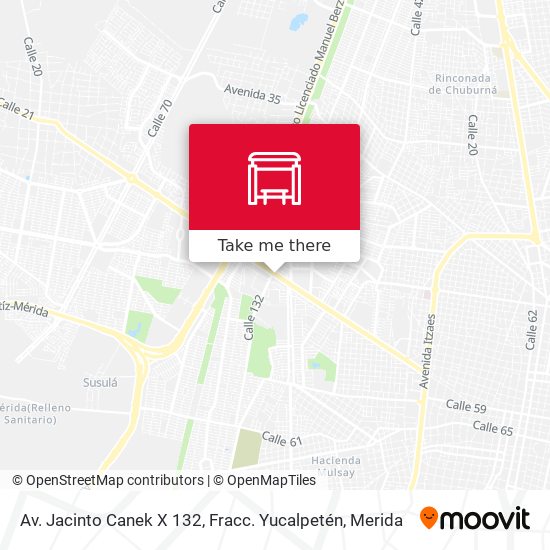 Av. Jacinto Canek X 132, Fracc. Yucalpetén map